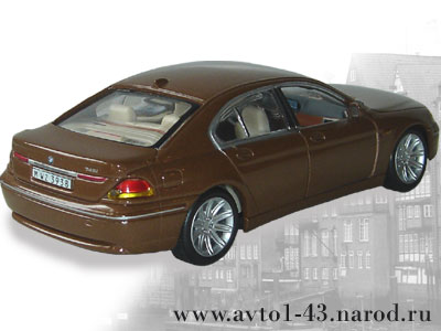 BMW 7 series Cararama - вид сзади
