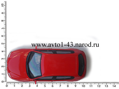 Alfa Romeo 147 Cararama - размеры