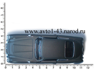 Aston Martin DB5 Cararama - размеры