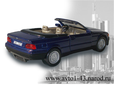 BMW 3 series Cabriolet Cararama - вид сзади