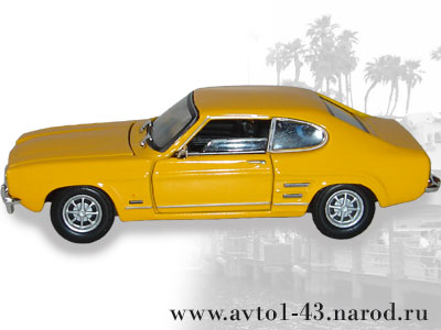Ford Capri 1969 - вид сбоку