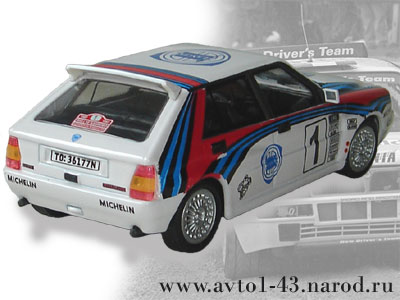 Lancia Delta WRC - вид сзади