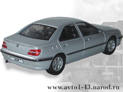 Peugeot 406 - вид сзади
