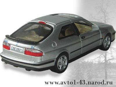 Saab 9-3 (1998) - вид сзади