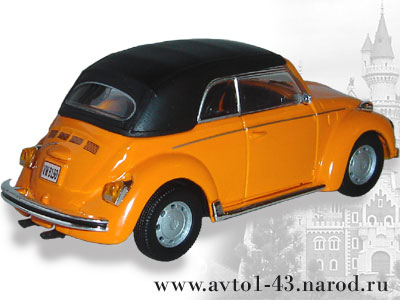 Volkswagen Beetle Soft Top - вид сзади