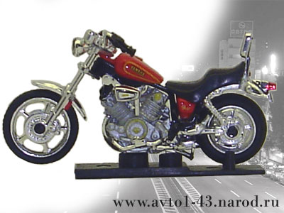 мотоцикл Yamaha XV 1000 Virago - вид сбоку