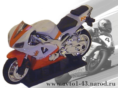мотоцикл Yamaha YZF-R1 - вид с переди
