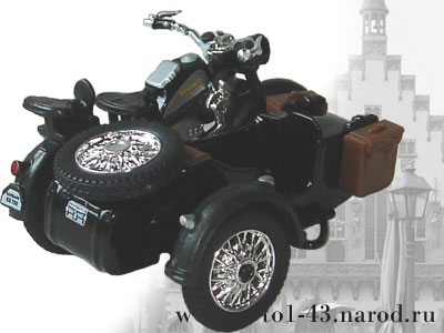 мотоцикл Zundapp KS 750 - вид сзади